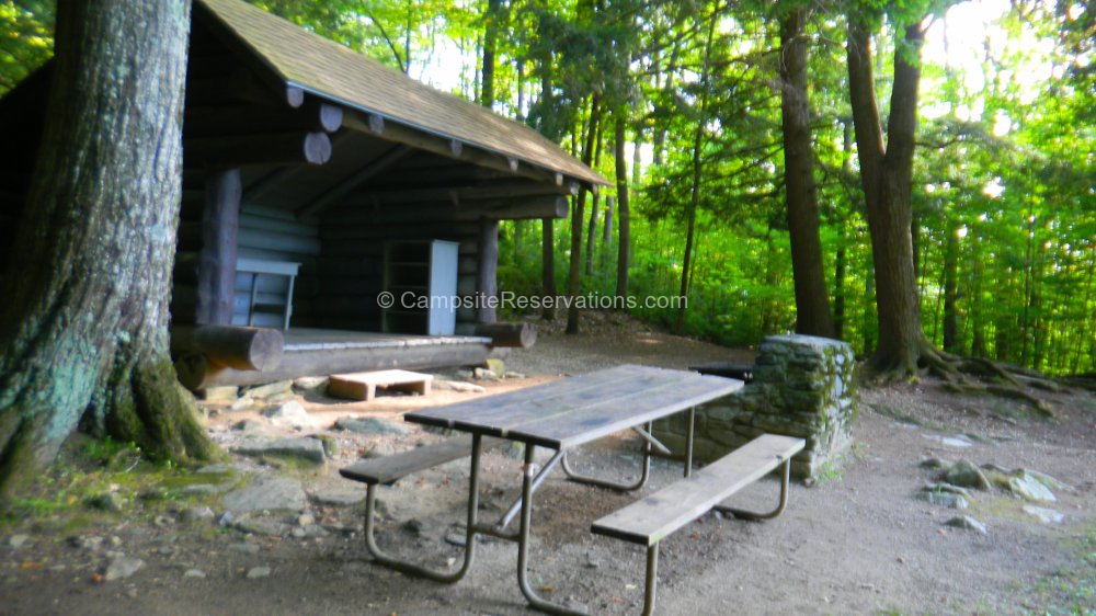 Campsite Elm in Coolidge State Park Campground LeanTo Loop at